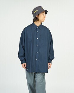 コーポレートユニフォームシャツ(長袖) - フレッシュサービス メンズ