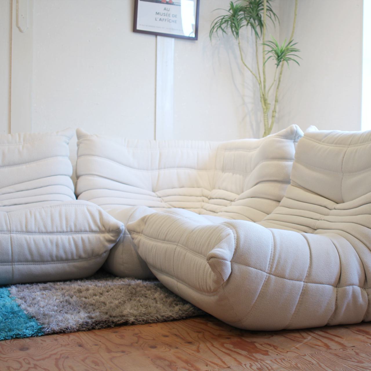 リーンロゼ/ligne roset｜トーゴ/TOGO 3点セット コーナーソファ