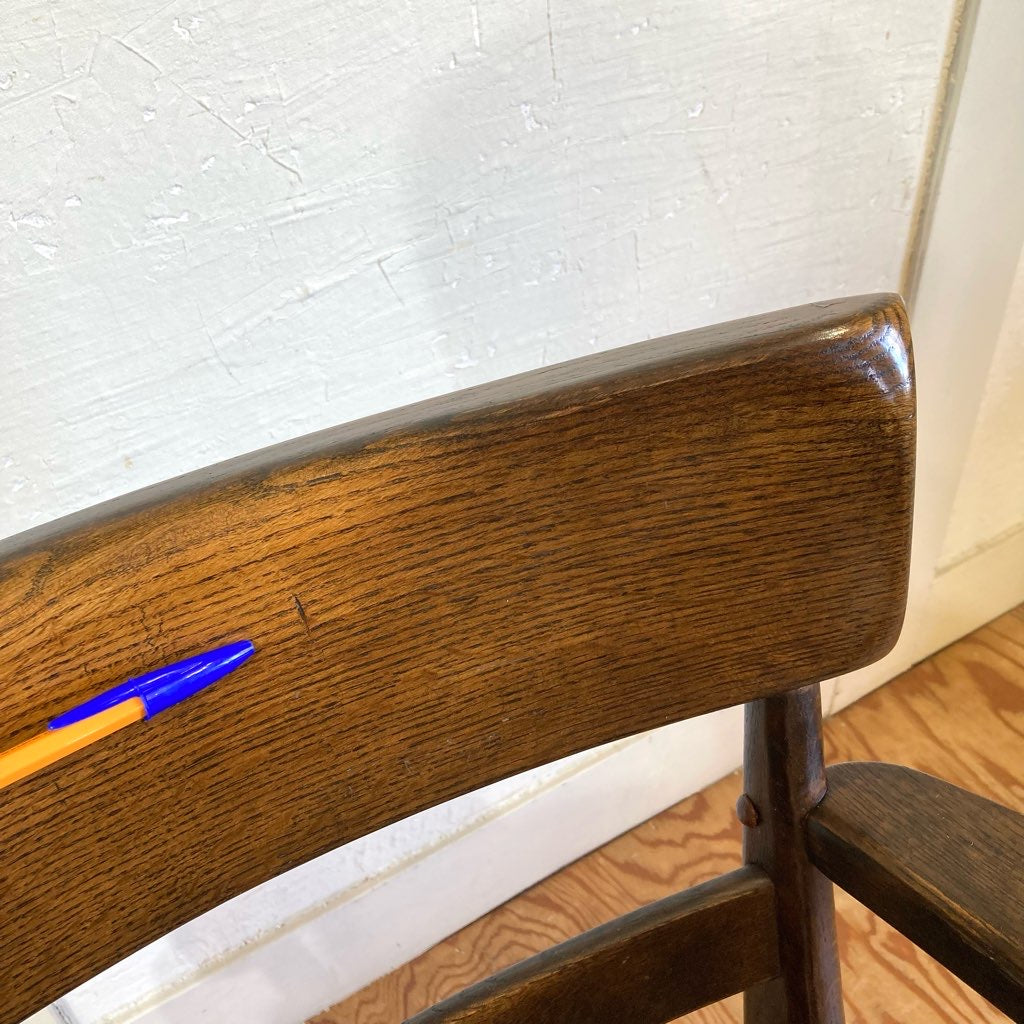 柏木工 ウィルダネスシリーズ アームチェア 飛騨 中古 オーク材 古民家