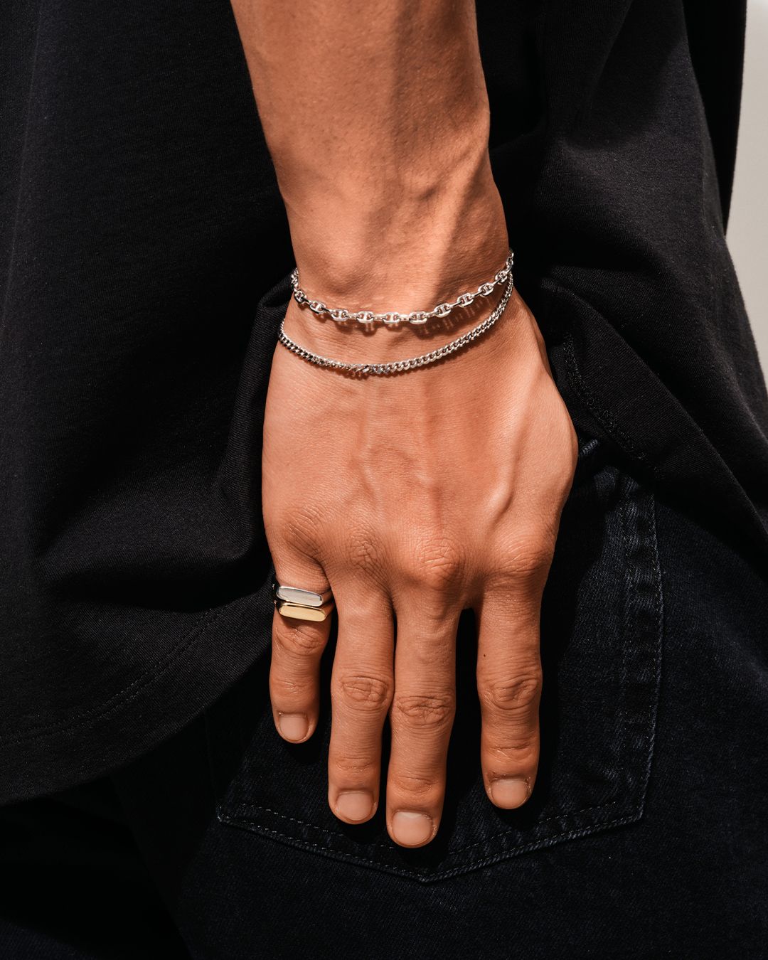 TOMWOOD - Cable Bracelet 7.7Inch / ブレスレット (ユニセックス) | River