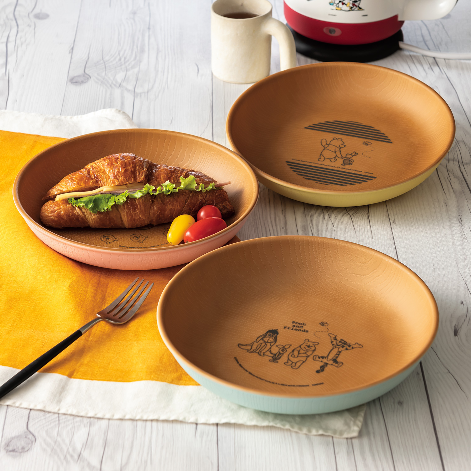 くまのプーさん トリオ樹脂プレート｜カタログギフトのリンベル[公式]