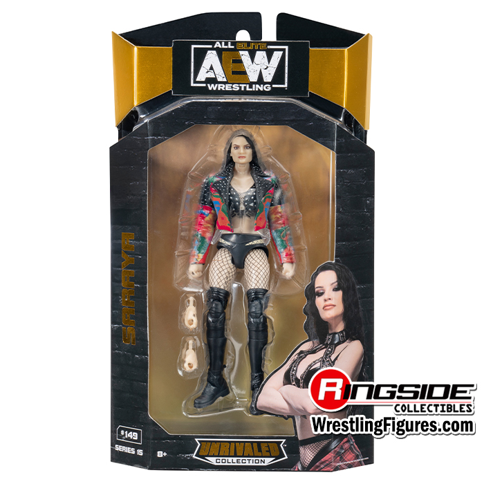 Saraya - AEW Unrivaled 15 Toy Wrestling Action Figure by Jazwares!