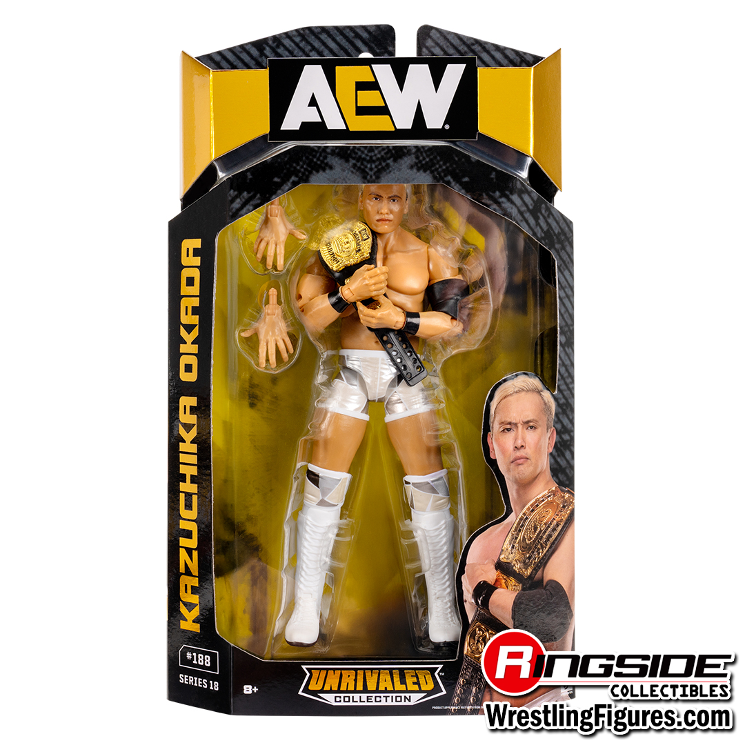 AEW Unrivaled 18 Toy Wrestling Action Figures by Jazwares! This