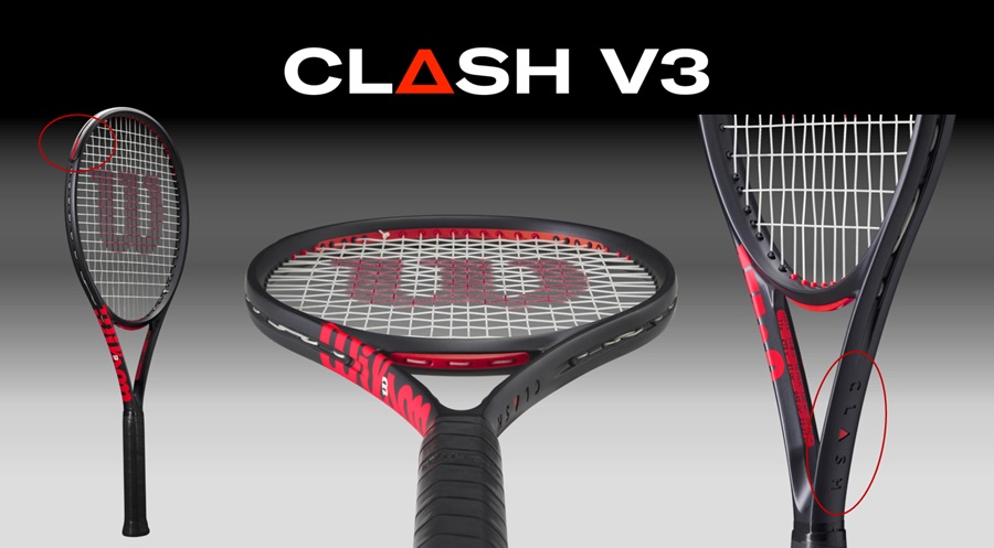 WILSON テニスラケット CLASH100 V3.0/ウィルソン クラッシュ100 V3.0