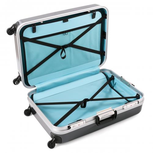 5-10泊] プロテカ(エース) レクト 80L ガンメタリックブラック 4輪 ACE