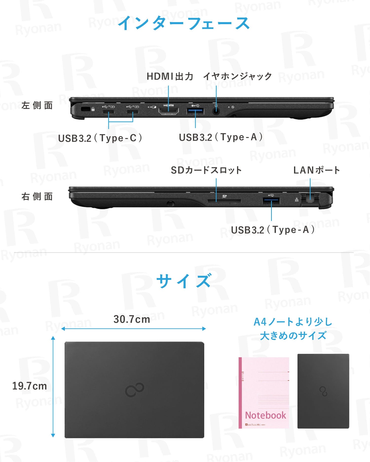 FUJITSU LIFEBOOK U9311｜第11世代 Core i5 メモリ 8GB SSD 256GB 13.3