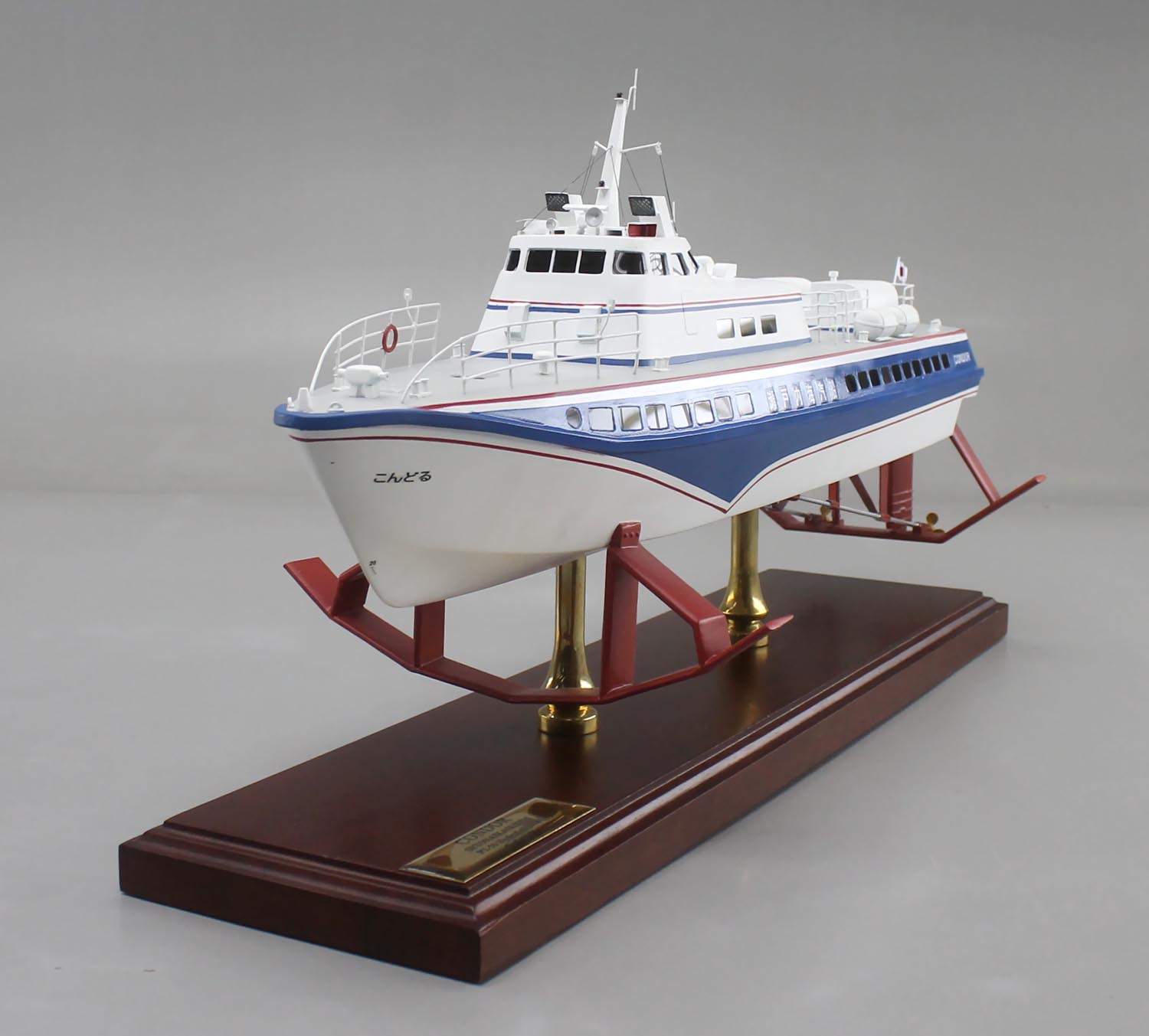 □PT-50型大型水中翼船 瀬戸内海汽船 / こんどる精密模型完成品 1/50