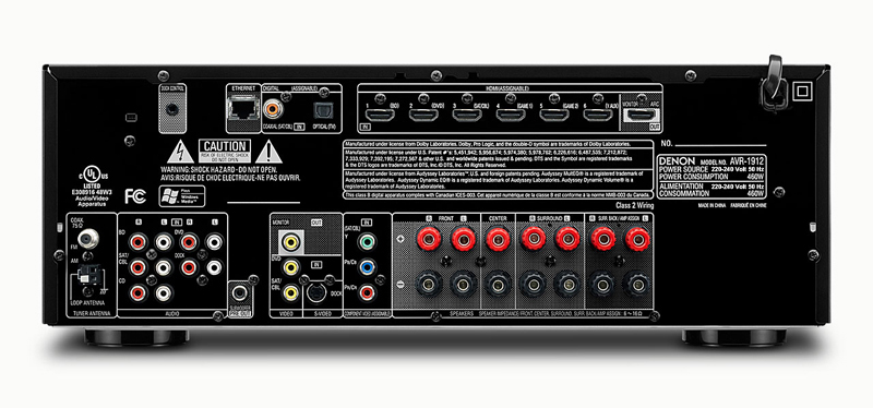 DENON AVR-1912 220-240 volts 50 Hertz AUDIO VIDEO RECEIVER | AVR