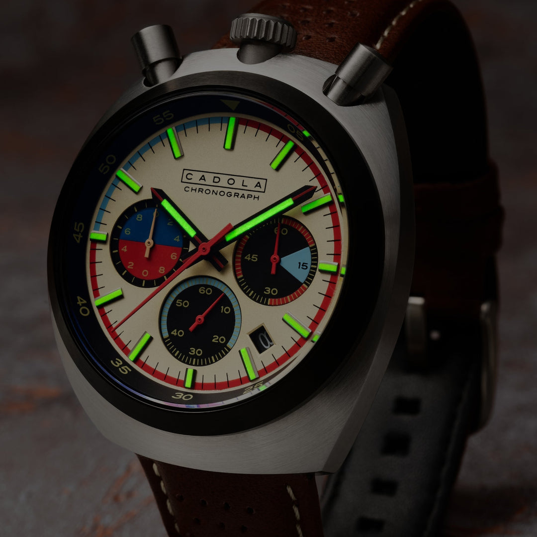 Cadola Testa Di Toro Chronograph Beige Burnout – Watches.com