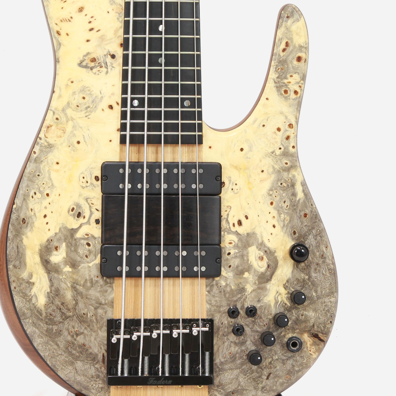 Fodera Matt Garrison Signature Imperial 5st Elite Buckeye burl