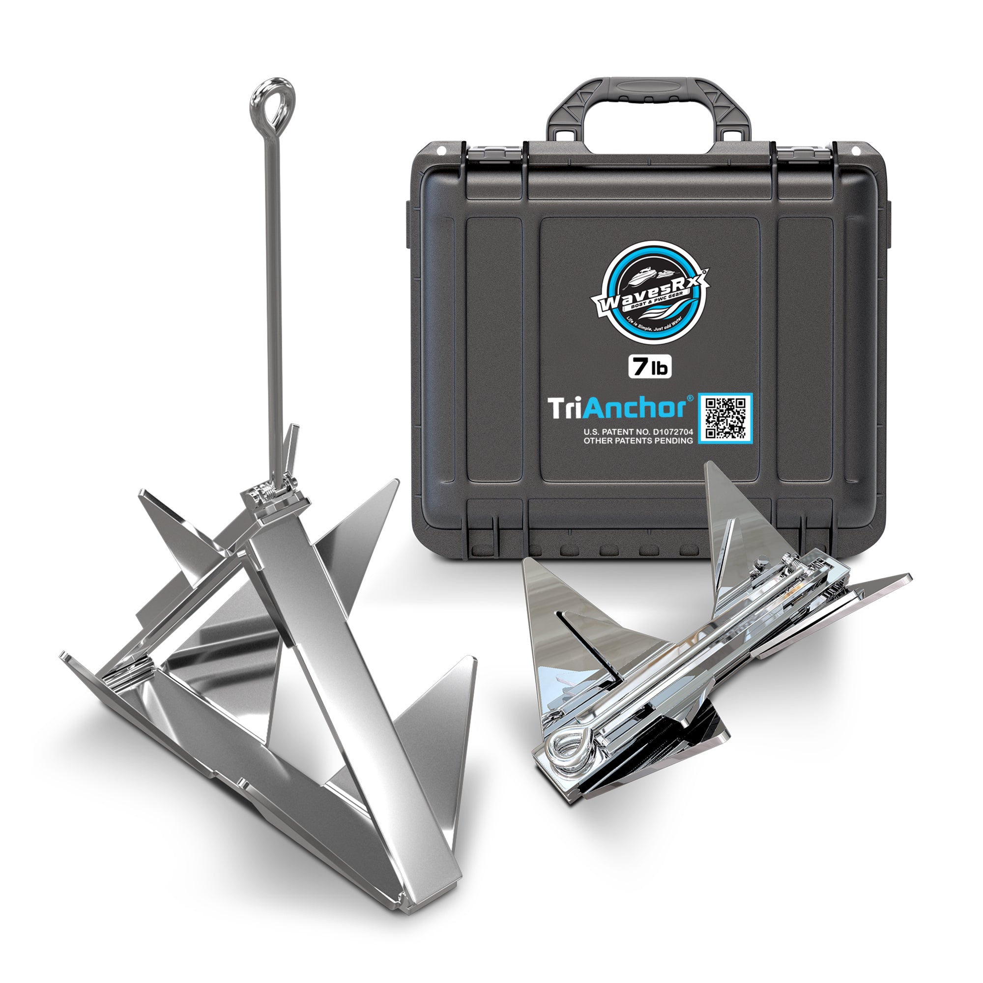 7LB FOLDING TRIANCHOR – WavesRx