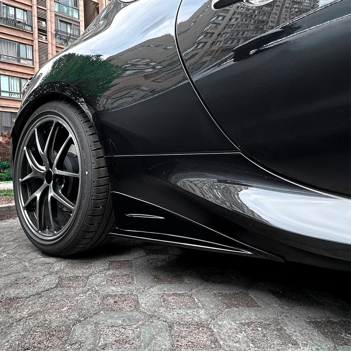 湾岸(ワンガン) サイドスカート BRZ ZD8 スバル 外装 エアロ グロス