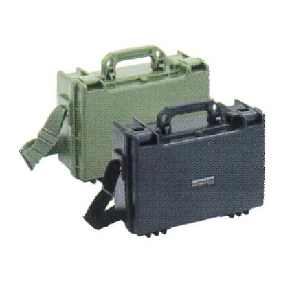 樹脂製アタッシュケース(ブラック)/M2575R-305-BK/測定/包装/物流/専門