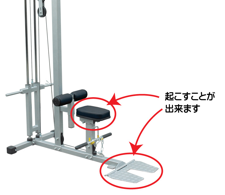 ラットマシン | 効果的なトレーニングで逆三角形の背中に！ワイルド