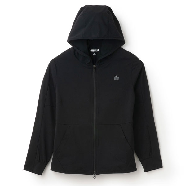 Admiral 】アドミラル フード付きジャージ 冬用 ブラック 上下セットL