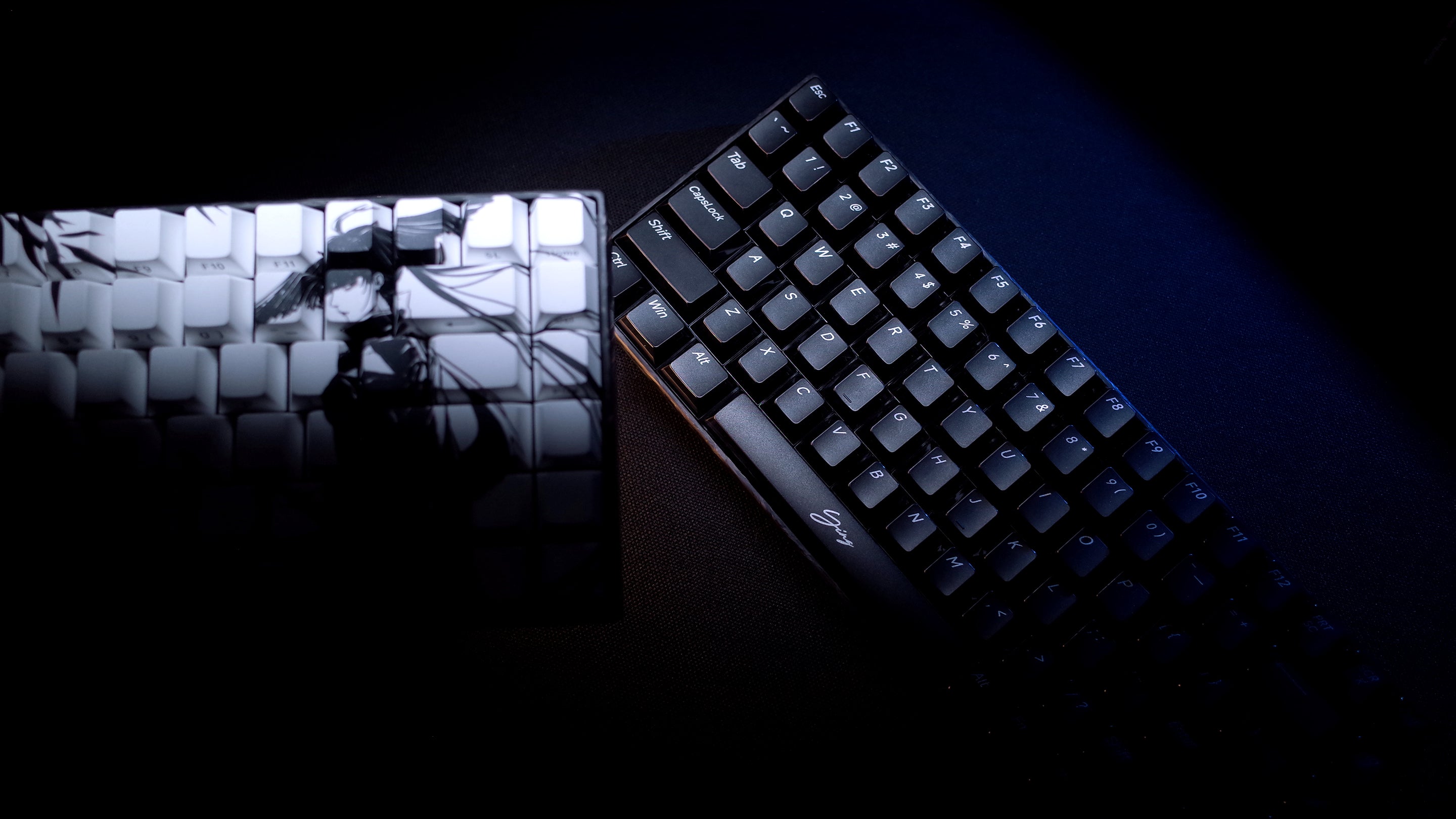 YING75 Forged Carbon Fiber Keyboard | WLMOUSE – WLmouse
