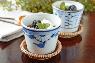 砥部焼の和食器 陶彩窯のそばちょこ 【砥部工房 からくさ】