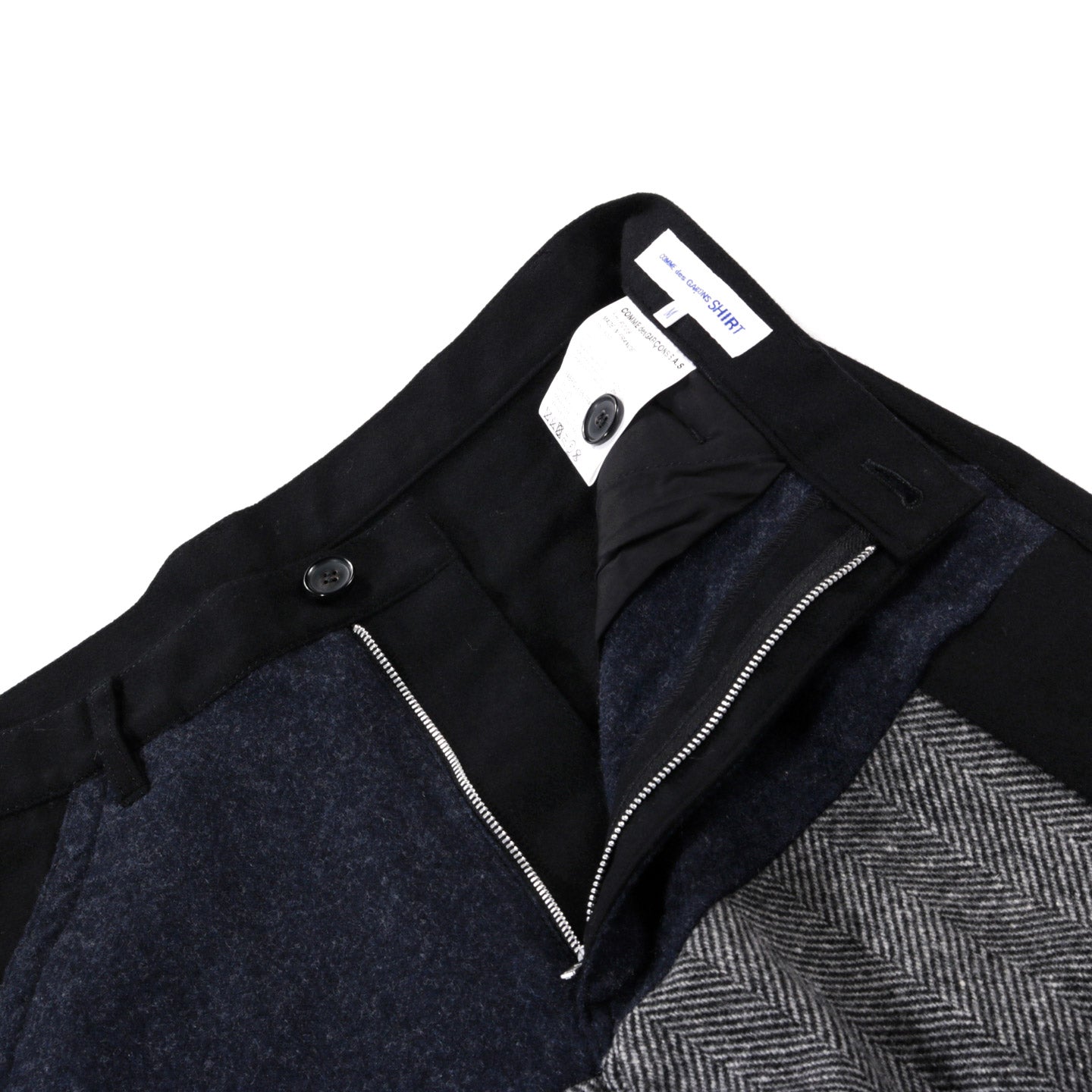COMME DES GARCONS SHIRT P008 PANT BLACK X MIX | TODAY CLOTHING