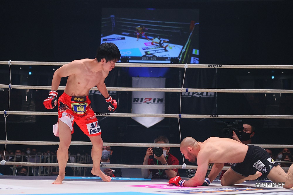 瀧澤謙太が今成の足関テクニックを徹底完封し3-0の判定勝ち【RIZIN.29