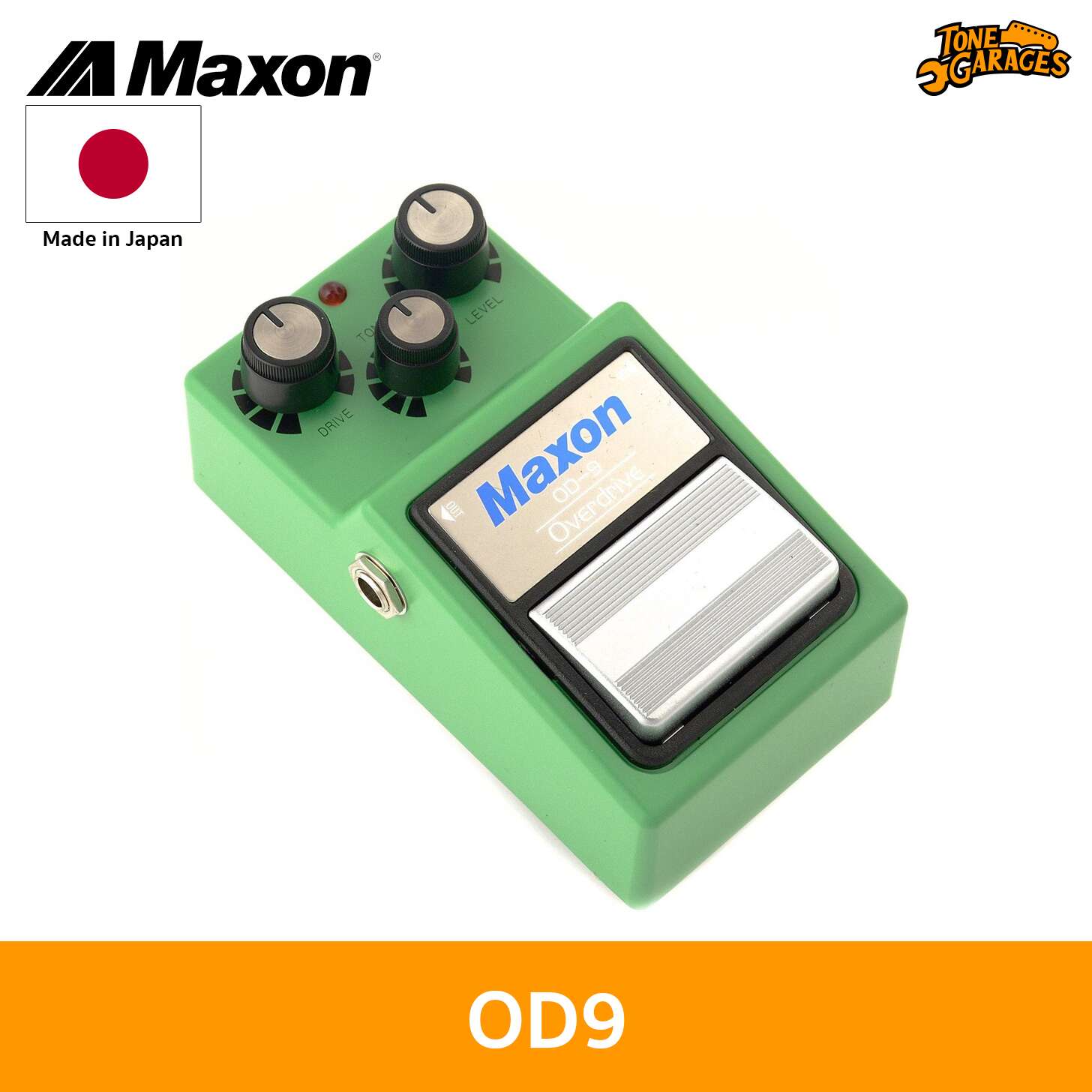 Maxon OD-9 Overdrive Effect – Tone Garages