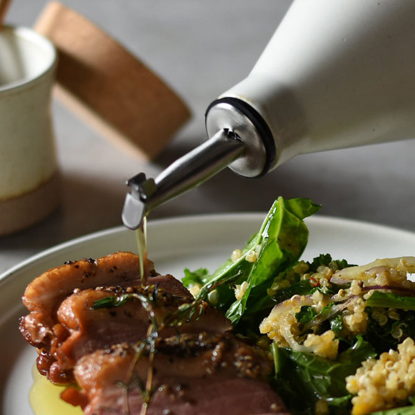 KINTO キントー セラミックラボ オイルボトル 300ml ホワイト CLK-211