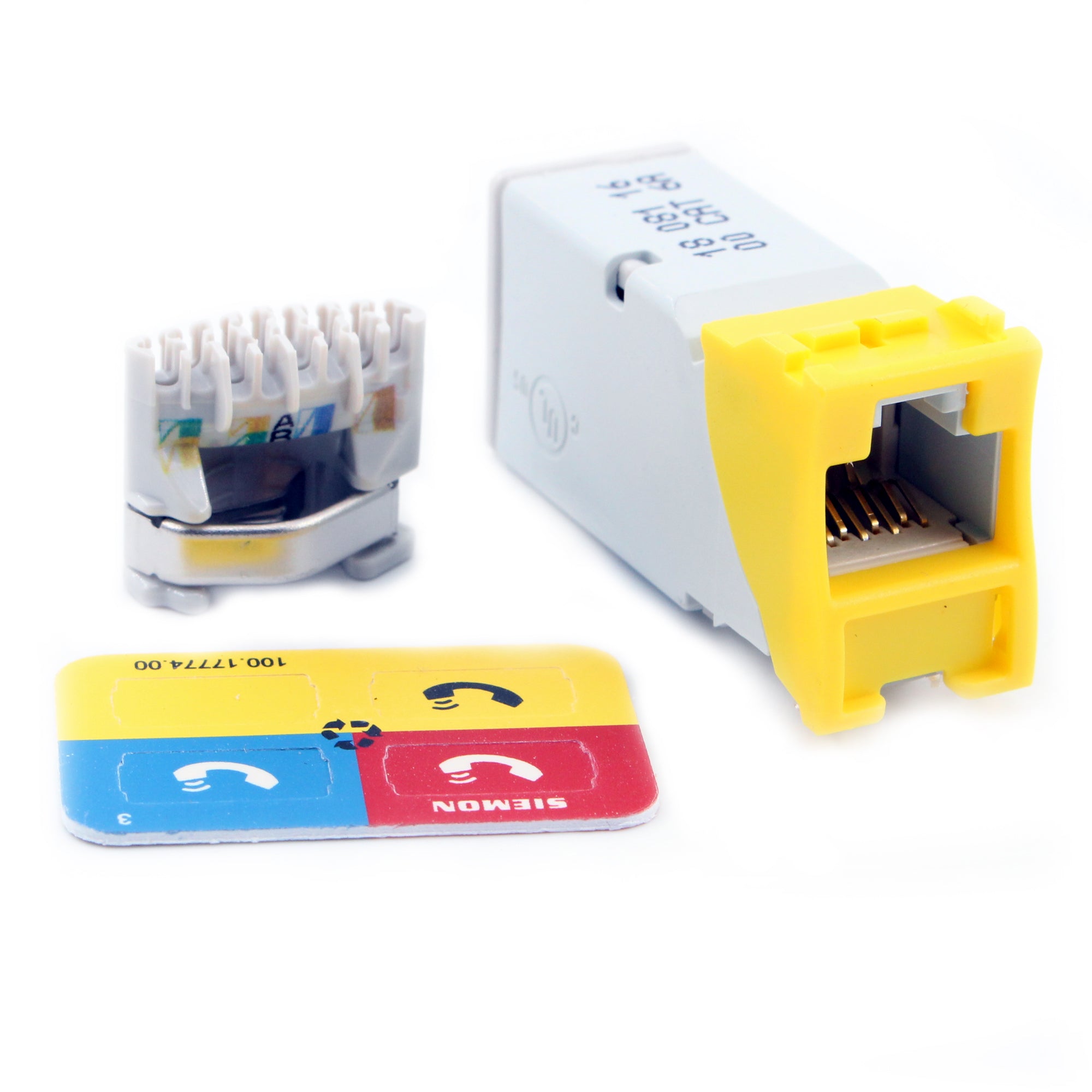 SiemonZ6a-05ZmaxHybridCat6aModularJack,Utp,Rj45,10gig,Yellow