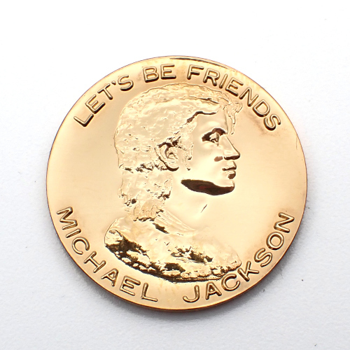 マイケルジャクソン来日記念コイン 金貨 K18 18Kゴールド 買取 - 神戸