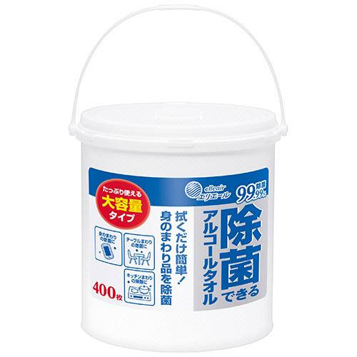 たのめーる】大王製紙 エリエール 除菌できるアルコールタオル 大容量