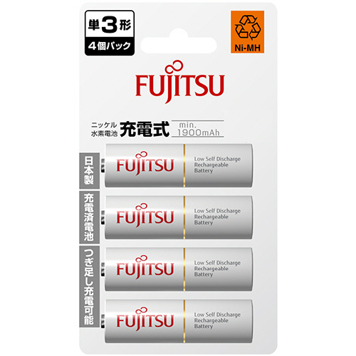 たのめーる】FDK 富士通 ニッケル水素電池 スタンダードタイプ 単3形