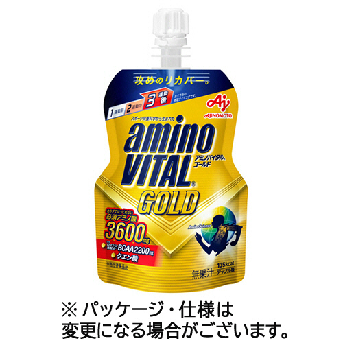 たのめーる】味の素 アミノバイタル GOLD ゼリードリンク 135g 1ケース