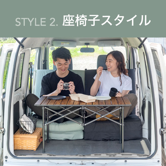 3way 車中泊マット 幅60cm キャンプマット 撥水 キャンプ マット