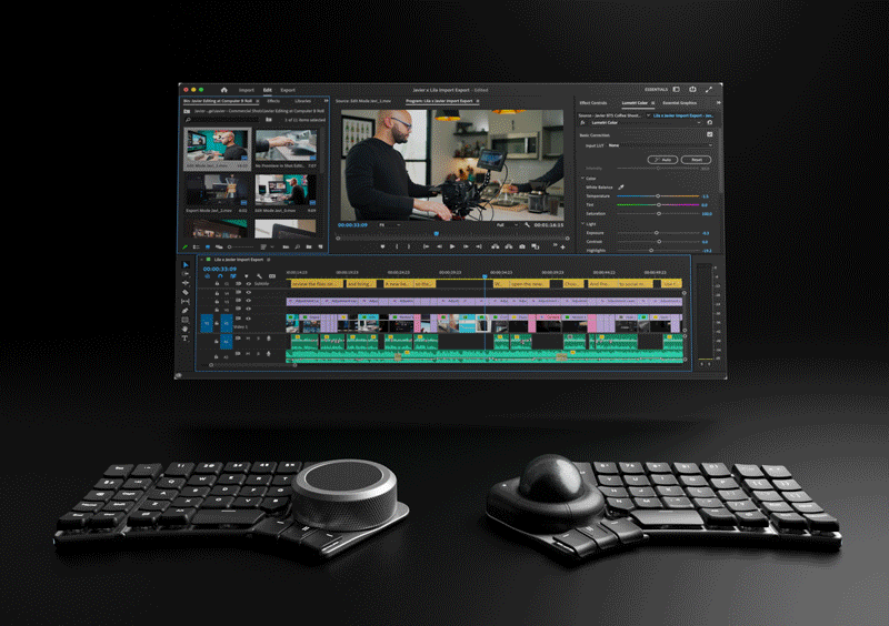 変形・合体する左右分割キーボードNAYA Createを試す。トラックボール