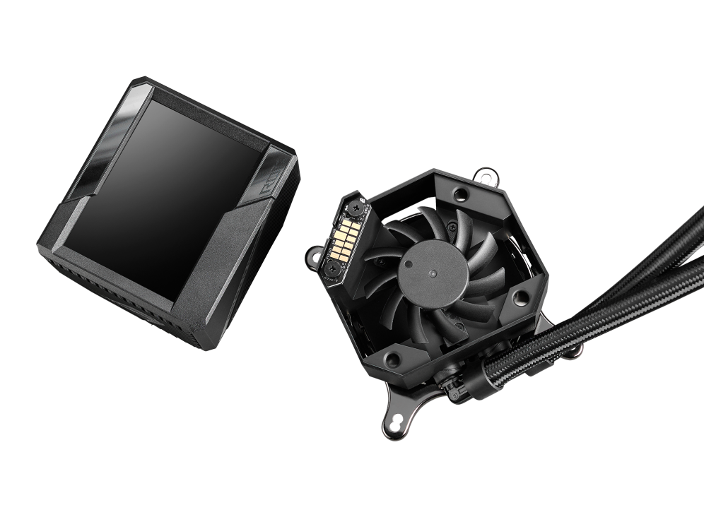 ROG RYUJIN II 240 - 水冷ヘッド天面 3.5インチ大型液晶ディスプレイ
