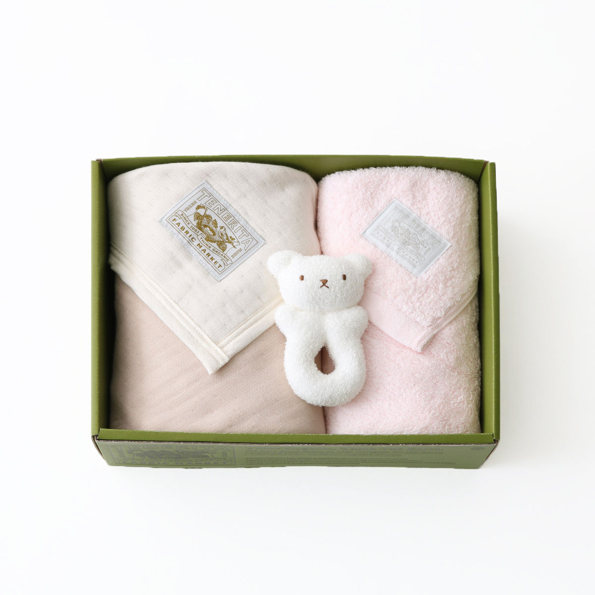 6重ガーゼケット&超甘撚りエクストラリッチフェイスタオル&くまさん