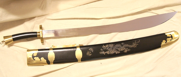 太極拳カンフー演武用・ジュラルミン製響刀(柳葉刀/青龍刀) - 横浜中華