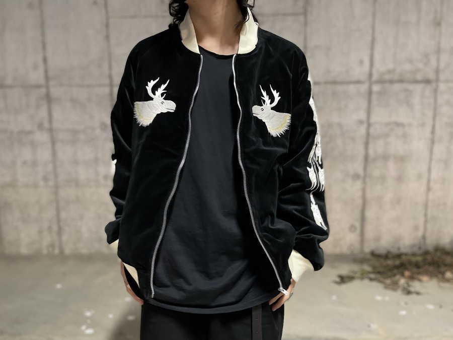 Neighborhood ベロア 刺繍 リバーシブル スーベニア ジャケット