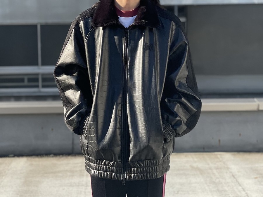 Needles/ニードルズ】Track Jacket - Faux Leather・20AW・HM234 入荷