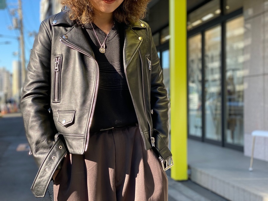 ACNE STUDIOS/アクネストゥディオズ 】 Mock leather biker jacket入荷