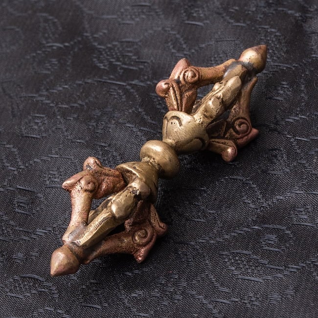 ドルジェ（ヴァジュラ・金剛杵） - 九鈷杵【長さ：8cm】 の通販