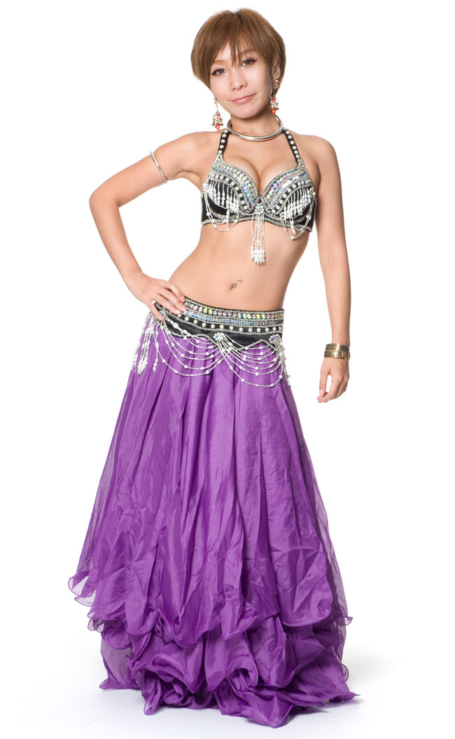 ベリーダンス・トライバル衣装 ブラ&ベルトセット の通販[送料無料