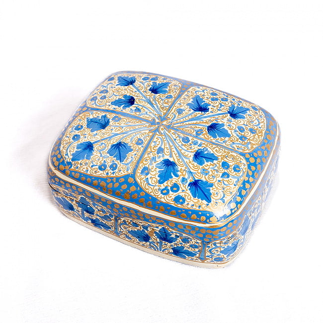 全3色】カシミールのペーパーマッシュ - 長方形 小物入れ[LL] の通販