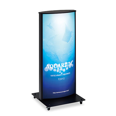 電飾スタンド看板】LED電飾スタンド看板 ADO-820T-LED ブラック | 看板