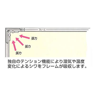 ポスターフレーム】 テンションフレーム TFD-636 白 屋内用 | 看板の