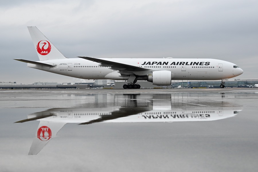 JALの777-200ER「JA703J」、羽田から最後の出発 きょう定期運航終了