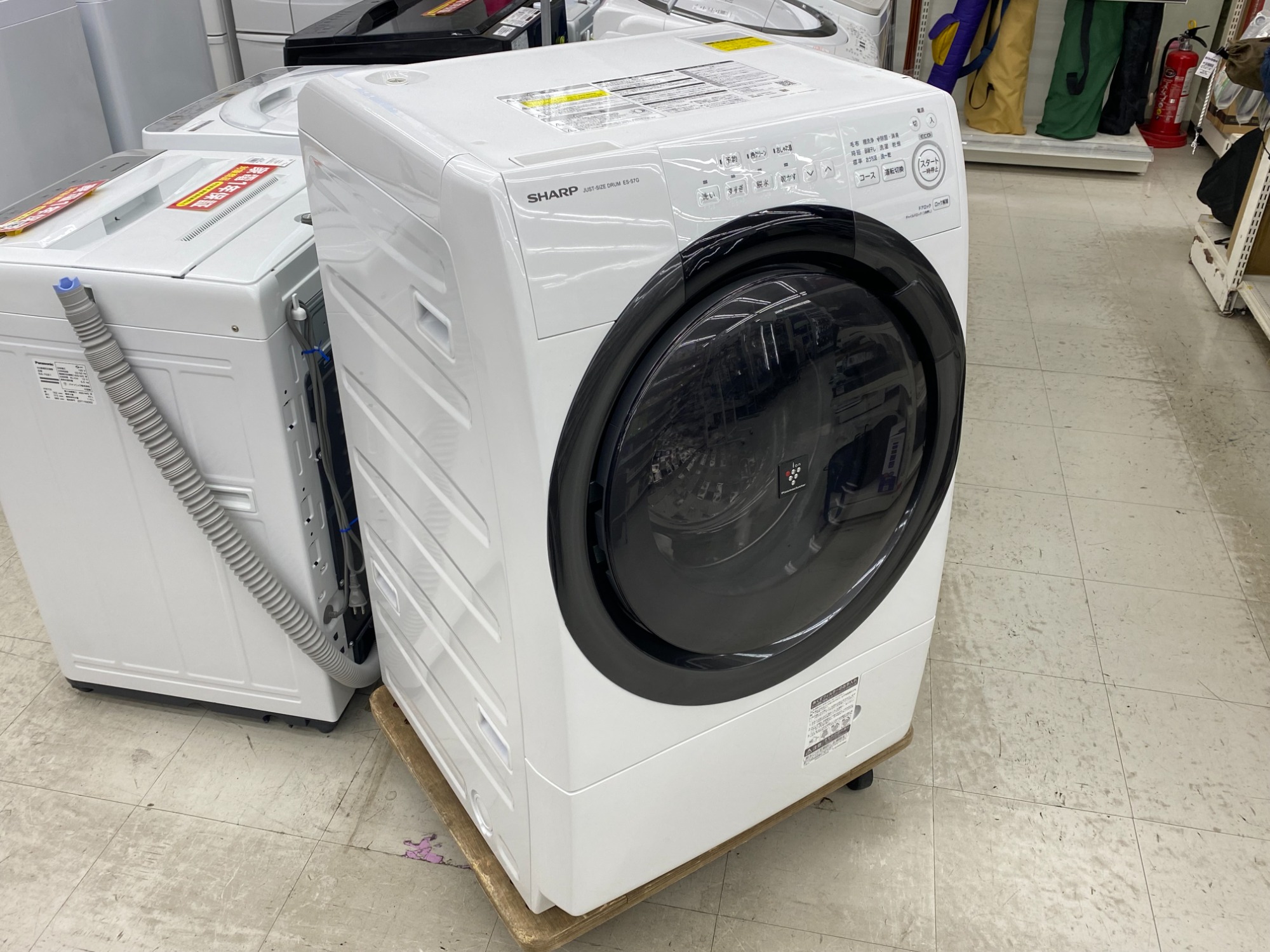 SHARP(シャープ) 7.0Kg/3.5Kg ドラム式洗濯乾燥機 入荷しました