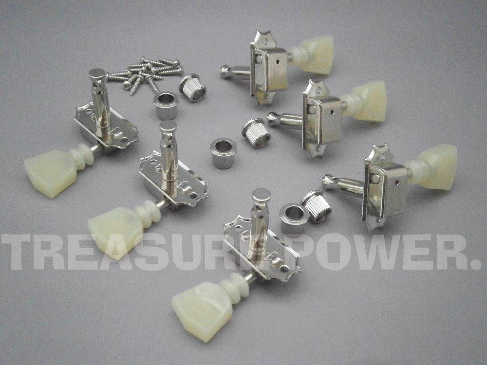 KLUSON DELUXE＊ クルーソン デラックス 3Per Side PB/Ni/DRSL ギターペグ