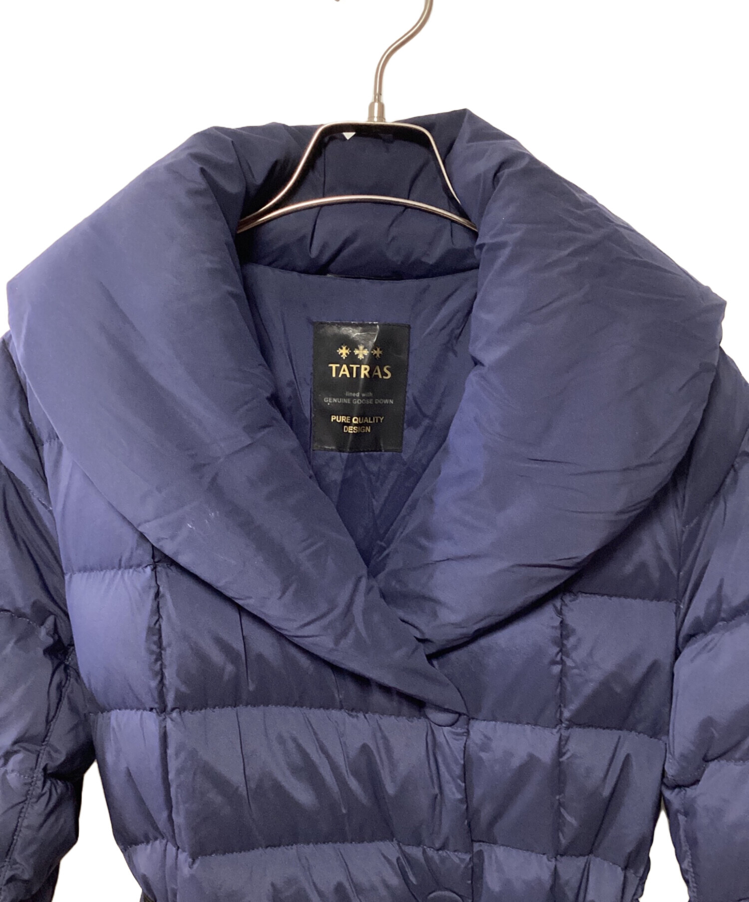 中古・古着通販】TATRAS (タトラス) ダウンコート ネイビー サイズ:02