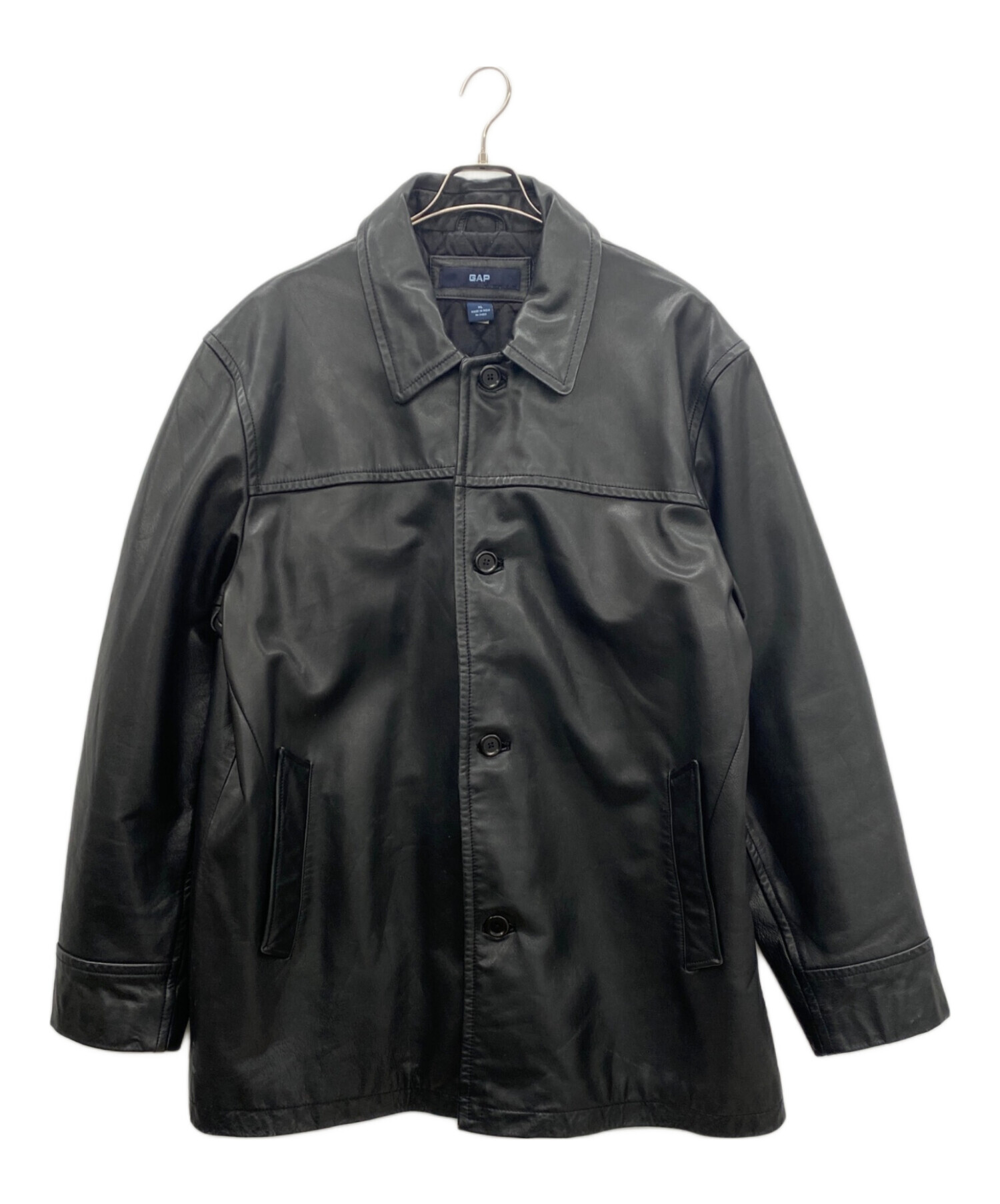 中古・古着通販】OLD GAP (オールドギャップ) レザーカーコート