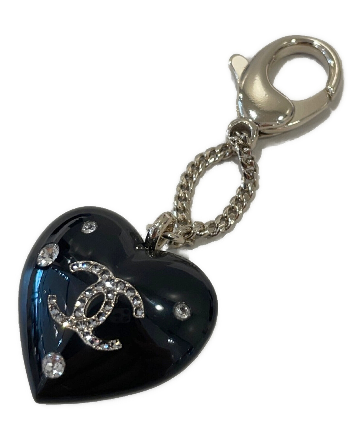 中古・古着通販】CHANEL (シャネル) ココマークラインストーンハート