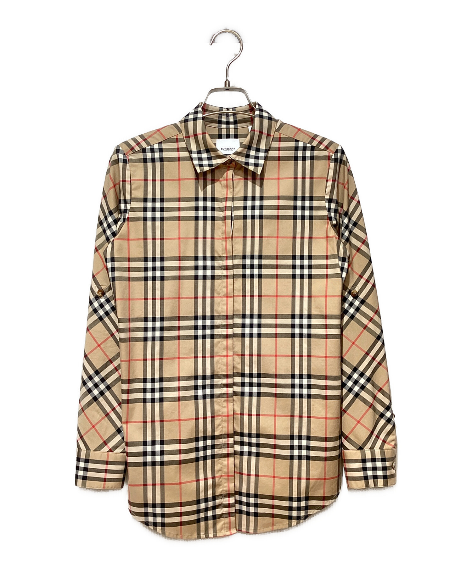 中古・古着通販】BURBERRY (バーバリー) ノバチェック比翼シャツ